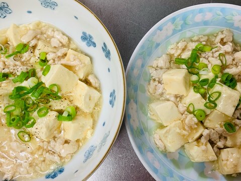 辛くない！我が家の『白い』麻婆豆腐♪